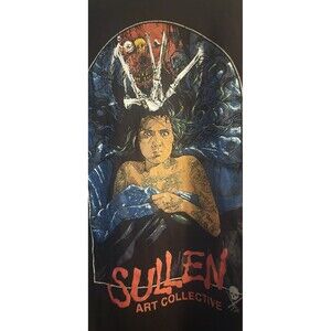 Sullen Pin Up Punk Streetwear Gothic Tattoo Art Mens NIGHTMARE Elm Street D30 XL